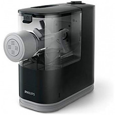[해외] 필립스 파스타/국수 제조기 HR2371/05 Philips Compact Pasta and Noodle Maker with 3 Interchangeable Pasta Shape Plates - Black