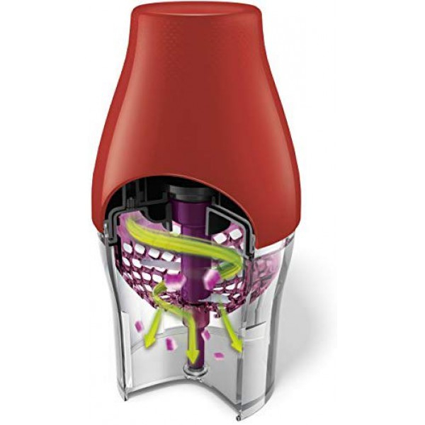 [해외] 필립스 멀티초퍼 Philips HR2505/42 Multichopper with Chop Drop Technology, Red
