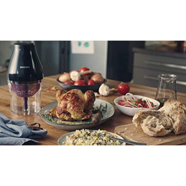 [해외] 필립스 멀티초퍼 Philips HR2505/42 Multichopper with Chop Drop Technology, Red