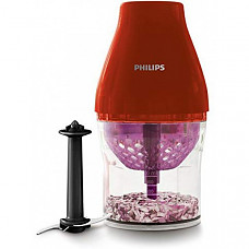 [해외] 필립스 멀티초퍼 Philips HR2505/42 Multichopper with Chop Drop Technology, Red