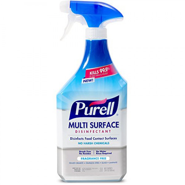 [해외] 퓨렐 다용도 세정 스프레이 828ml 2팩 PURELL Multi Surface Disinfectant Spray – Fragrance Free, VOTED 2018 PRODUCT OF THE YEAR - 28 oz. Spray Bottle (Pack of 2) - 2846-02-EC - 2846-02-ECCAL