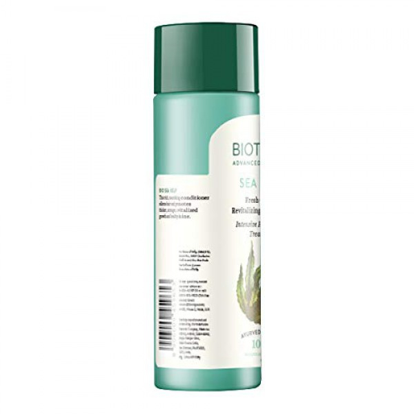 [해외] 바이오티크 헤어 컨디션너 Biotique Bio Sea Kelp Fresh growth Revitalizing Conditioner 120ml I 4.05 Oz. I Intensive Hair Growth Treatment