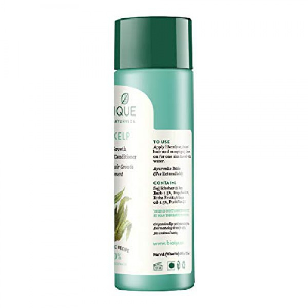 [해외] 바이오티크 헤어 컨디션너 Biotique Bio Sea Kelp Fresh growth Revitalizing Conditioner 120ml I 4.05 Oz. I Intensive Hair Growth Treatment