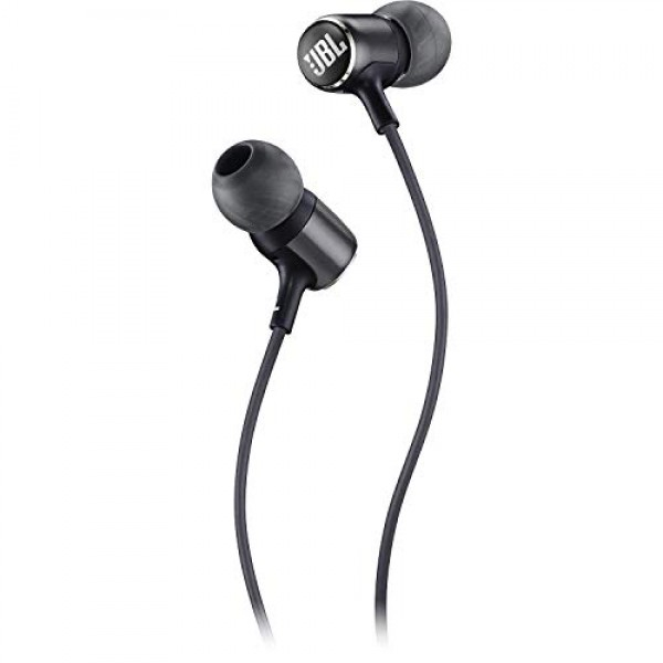 [해외] JBL 라이브100 유선 이어폰 Live 100 in-Ear Headphones with Remote - Black (JBLLIVE100BLKAM)