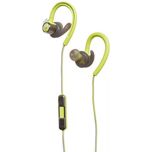 [해외] JBL Reflect Contour 2.0, 무선 이어폰 Secure Fit, in-Ear Wireless Sport Headphone with 3-Button Mic/Remote - Green