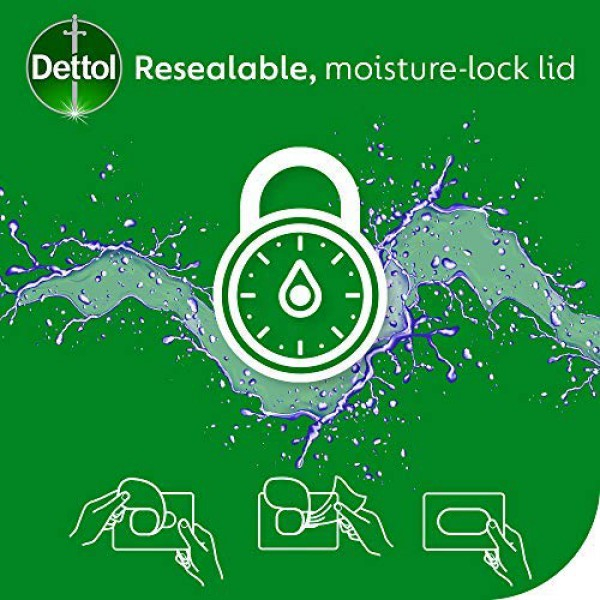 [해외] Dettol 데톨 와이프 항균 표면 세정, Wipes Antibacterial Bulk Surface Cleaning, Multipack of 6 x 126, Total 756 Wipes