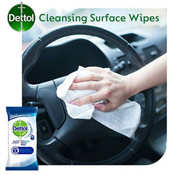 [해외] Dettol 데톨 와이프 항균 표면 세정, Wipes Antibacterial Bulk Surface Cleaning, Multipack of 6 x 126, Total 756 Wipes