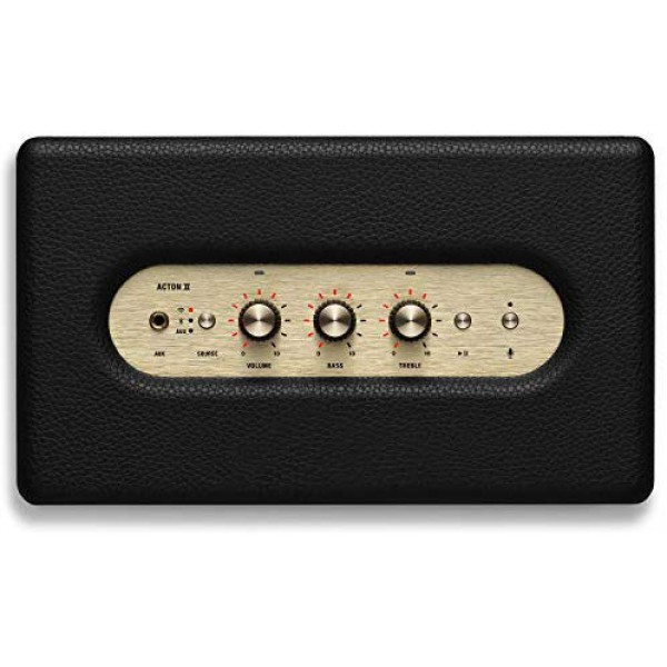 [해외] Marshall Acton II 마샬 무선 Wi-Fi 멀티룸 스마트 스피커 Wireless Wi-Fi Multi-Room Smart Speaker with Amazon Alexa Built-in, Black - New