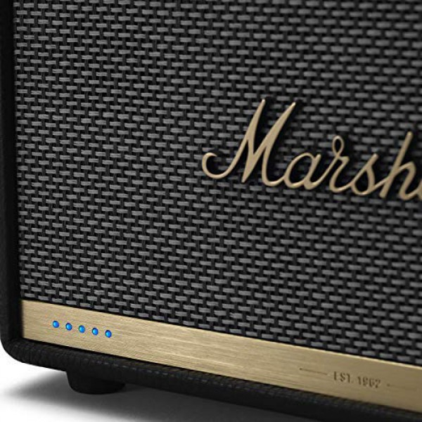 [해외] Marshall Acton II 마샬 무선 Wi-Fi 멀티룸 스마트 스피커 Wireless Wi-Fi Multi-Room Smart Speaker with Amazon Alexa Built-in, Black - New
