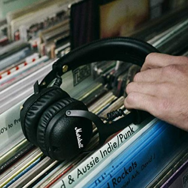[해외] Marshall Mid 블루투스 무선 헤드폰, Bluetooth Wireless On-Ear Headphone, Black (04091742)