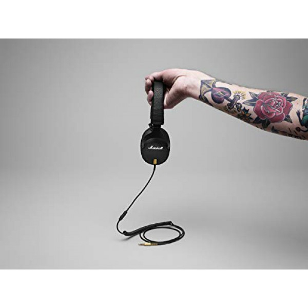 [해외] Marshall 헤드폰 M-ACCS-00152 모니터 헤드폰 Headphones M-ACCS-00152 Monitor Headphones, Black