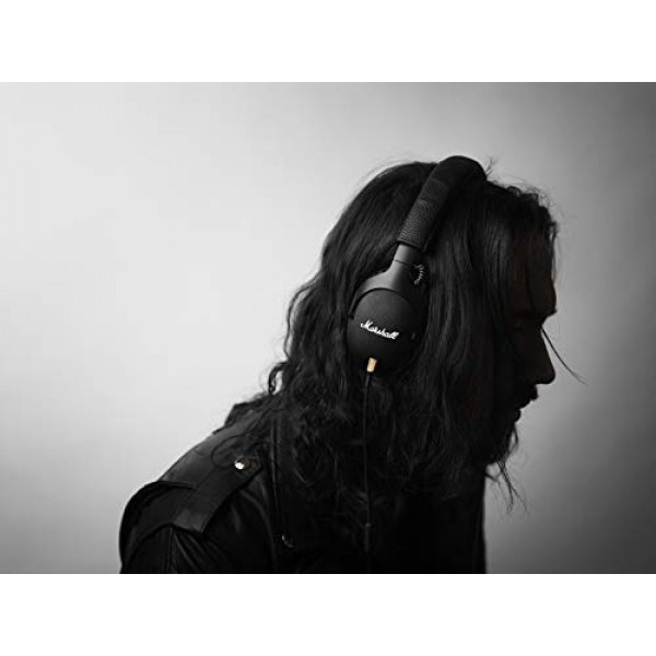 [해외] Marshall 헤드폰 M-ACCS-00152 모니터 헤드폰 Headphones M-ACCS-00152 Monitor Headphones, Black