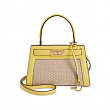 [해외] 토리버치 캔버스 & 가죽 백 Spring 2020 Collection TORY BURCH Small Lee Radziwill  Canvas & Leather Bag