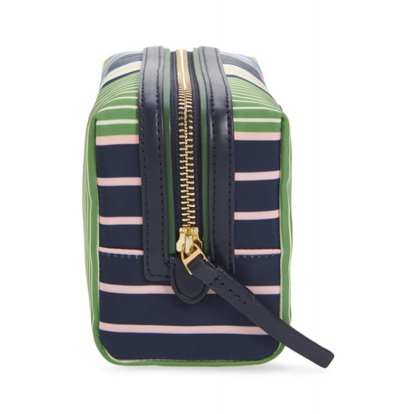 [해외] 토리버치 스트라이프 화장품 케이스 Tory Burch Small Perry Stripe Cosmetics Case