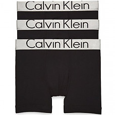 [해외] 캘빈 클라인 남성용 속옷 Calvin Klein Underwear Men's Steel Micro Boxer Briefs - Black/Black/Black