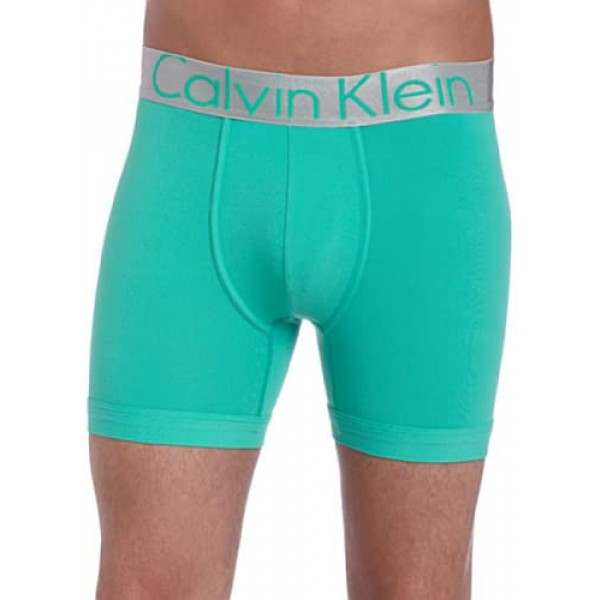 [해외] 캘빈 클라인 남성용 속옷 Calvin Klein Underwear Men's Steel Micro Boxer Briefs - Parrot Green