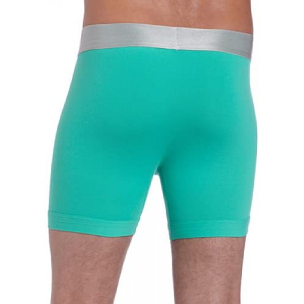 [해외] 캘빈 클라인 남성용 속옷 Calvin Klein Underwear Men's Steel Micro Boxer Briefs - Parrot Green