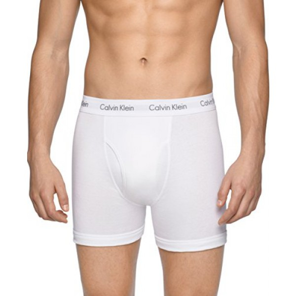 [해외] 캘빈 클라인 남성용 속옷(3pack) Calvin Klein Underwear Men's Cotton Classics 3 Pack Boxer Briefs - White