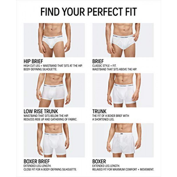 [해외] 캘빈 클라인 남성용 속옷(3pack) Calvin Klein Underwear Men's Cotton Classics 3 Pack Boxer Briefs - White