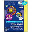 [해외] Pacon 공작종이 Tru-Ray Heavyweight Construction Paper, Lively Lemon, 9" x 12", 50 Sheets - Lively Lemon