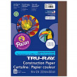 [해외] Pacon 공작종이 Tru-Ray Heavyweight Construction Paper, Dark Brown, 9" x 12", 50 Sheets - Dark Brown