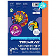 [해외] Pacon 공작종이 Tru-Ray Heavyweight Construction Paper, Electric Orange, 9" x 12", 50 Sheets - Electric Orange