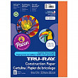 [해외] Pacon 공작종이 Tru-Ray Construction Paper, 9 x 12 Inches, Orange, 50 Sheets (103002) - Orange