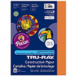[해외] Pacon 공작종이 Tru-Ray Heavyweight Construction Paper, Pumpkin, 9" x 12", 50 Sheets - Pumpkin