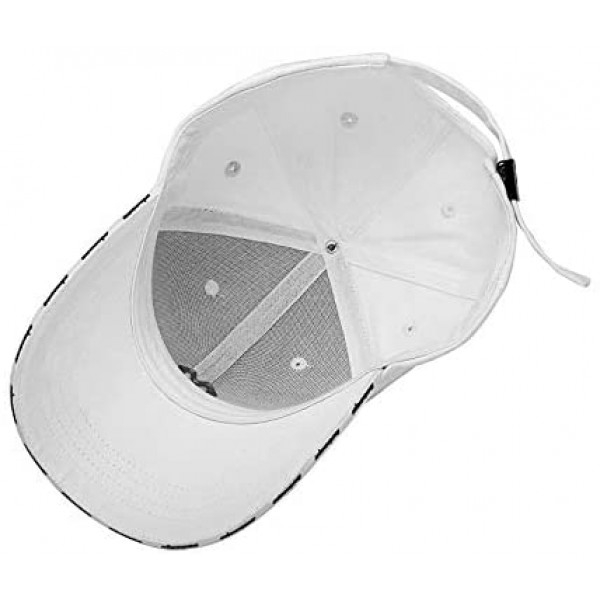 [해외] 바바마 야구 모자, 크기조절 가능 Unisex Baseball Caps Men Comfortable Sports Hat Adjustable Breathable Sun Hats Peaked Cap White