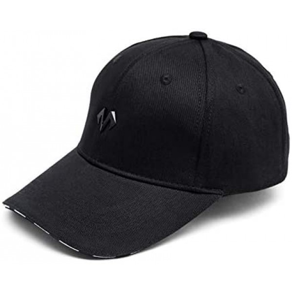 [해외] 바바마 야구 모자, 크기조절 가능 BABAMA Unisex Baseball Caps Men Comfortable Sports Hat Adjustable Breathable Sun Hats Peaked Cap Black