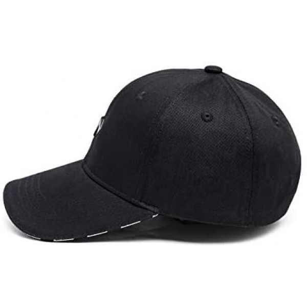 [해외] 바바마 야구 모자, 크기조절 가능 BABAMA Unisex Baseball Caps Men Comfortable Sports Hat Adjustable Breathable Sun Hats Peaked Cap Black