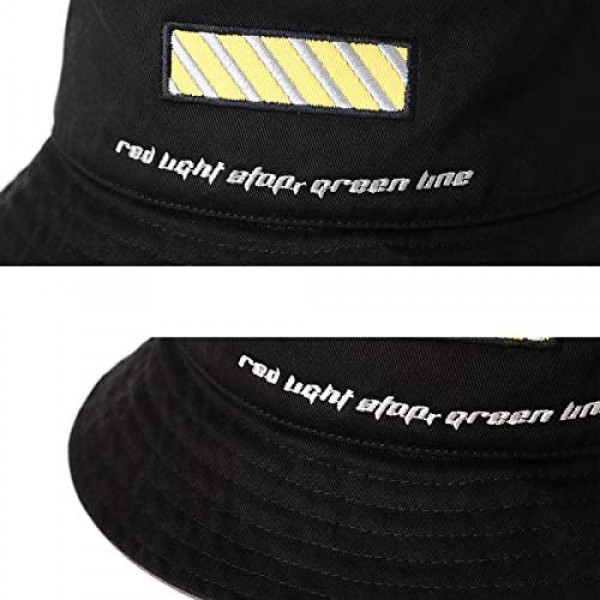 [해외] 바바마 버컷 모자 BABAMA Unisex Bucket Hats Crushable Cotton Fisherman Caps Women Brim Fedora Unisex Sun Black