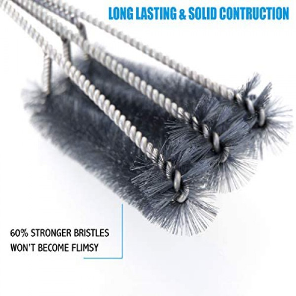 [해외] 코나(Kona) 360회전 야외 캠핑용 BBQ 그릴 청소 브러쉬 Clean Grill Brush, 18 inch Best BBQ Grill Brush - Stainless Steel 3-in-1 Grill Cleaner for Effortless Cleaning