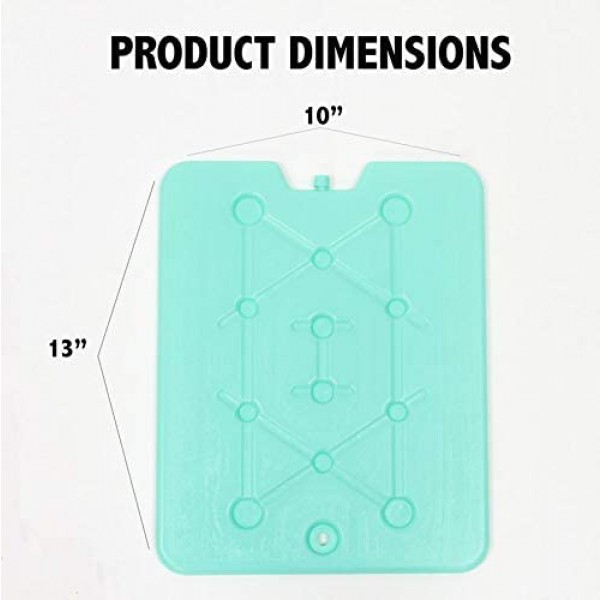 [해외] 코나(Kona) 야외 캠핑용 아이스팩, 25분 냉동 재사용, Ice Packs for Coolers - No Ice Required - Reusable Long Lasting (-5C) Large Thin Freezer Packs - Freezes in 25 Minutes