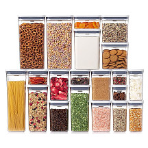 [해외] 옥소 굿그립 보관용 밀폐용기(팝컨테이너/20개) NEW OXO Good Grips 20-Piece POP Container Set