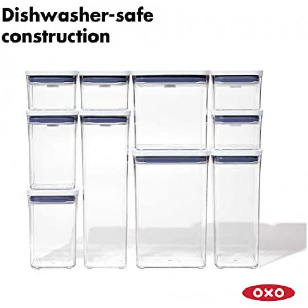 [해외] 옥소 굿그립 보관용 밀폐용기(팝컨테이너, 4-Piece Mini Set) NEW OXO Good Grips 4-Piece Mini POP Container Set