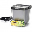 [해외] 옥소 굿그립 이중벽 아이스 버킷 OXO 11169200 Good Grips Double Wall Ice Bucket with Tongs and Garnish Tray,Gray