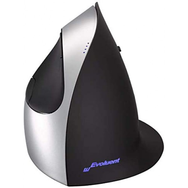 [해외] 이볼루엔트(Evoluent) 버티컬 인체공학적 USB연결 유선 마우스 Evoluent VMCR VerticalMouse C Right Hand Ergonomic Mouse with Wired USB Connection (Regular Size)