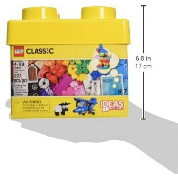 [해외] LEGO 레고 클래식 크리에이티브 10692 빌딩 블록(221개) LEGO Classic Creative Bricks 10692 Building Blocks, Learning Toy (221 Pieces)