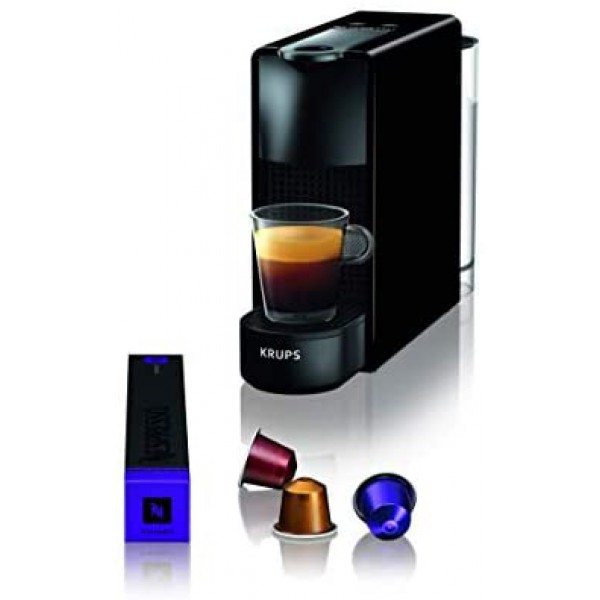 [해외] 크룹스 네스프레소 에센자 미니(XN1108) 커피 캡슐 머신(14개 캡슐포함/독일배송) Krups Nespresso XN1108 Essenza Mini coffee capsule machine