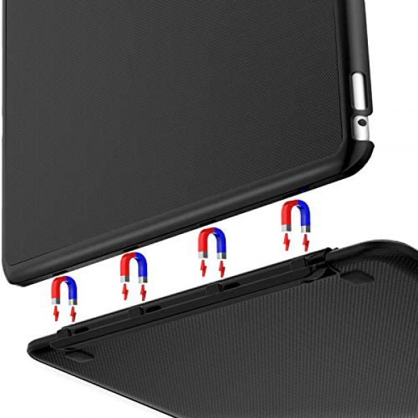 [해외] Earto 아이패드 7세대(10.5인치) 분리형 무선 백라이트 키보드케이스(Black) iPad 10.2 Case with Keyboard for iPad 7th Gen 2019 - iPad Air 10.5 2019 - iPad Pro 10.5 2017-343 DIY Backlits/7 Colors Backlit - Detachable Wireless Magnetic Keyboard - Smart Auto Sleep/Wake