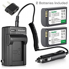 [해외] Kastar Battery (2-Pack) and Charger Kit for Samsung ED-BP1900, BP1900 Battery and Samsung NX1 Smart Wi-Fi 4K Digital Camera