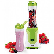 [해외] Breville 브레빌 Blend Active(VBL062) 믹서 블렌더(2 Portable Blending Bottles 600ml/영국내수용) Blend Active Personal Blender & Smoothie Maker(Spare Bottle, 0.6 L 1개 포함)