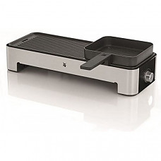 [해외] WMF 미니그릴 1000W(독일직배송/220~240V) WMF KÜCHENminis table grill for 2, electric grill with compact grill surface and variable temperature setting