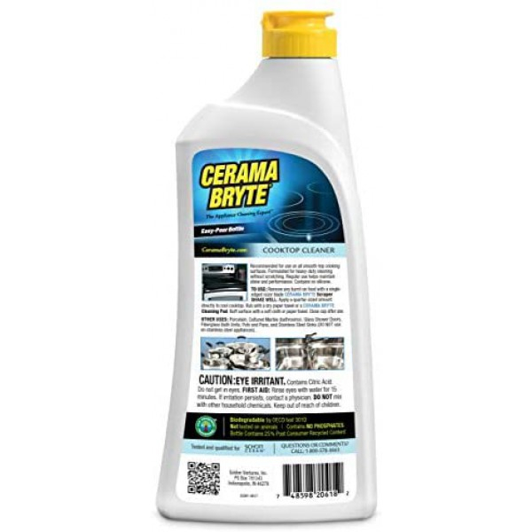 [해외] 세라마브라이트 인덕션 전기레인지 및 주방용품 세정기 Cerama Bryte 20618 Cooktop Cleaner