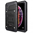 [해외] Beasyjoy 아이폰 Xs Max 휴대폰 케이스  방수 및 화면보호 케이스 포함 iPhone Xs Max Case Waterproof Metal Heavy Duty Strong Durable Cover Built-in Screen Full Body Protective Shockproof Tough Rugged Hybrid Military Grade Defender for Outdoor-Black