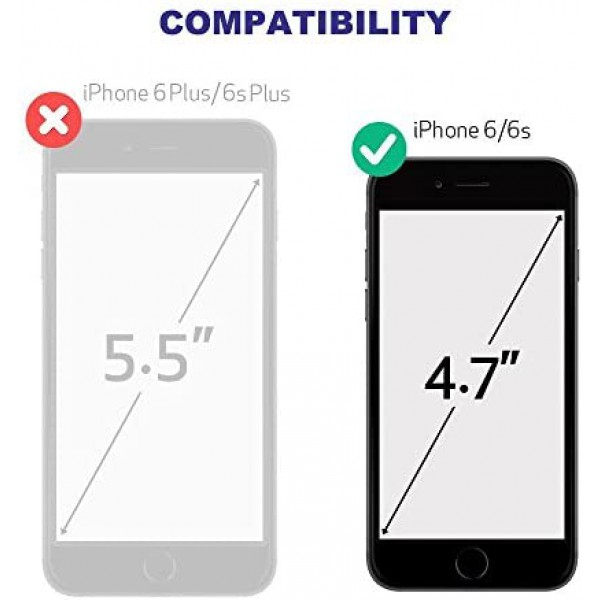 [해외] Beasyjoy 아이폰 6/6s 휴대폰 메탈 케이스 방수 및 화면보호 커버 포함 Metal Case Heavy Duty Waterproof Case Screen Full Body Military Grade Rugged Cover Drop Proof Shockproof Defender