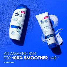 [해외] 헤드앤숄더 클래식 클린 데일리 샴푸, 비듬 방지 및 두피 케어(950mL × 2개) Head and Shoulders Shampoo, Anti Dandruff Treatment and Scalp Care, Classic Clean, 32.1 fl oz, Twin Pack