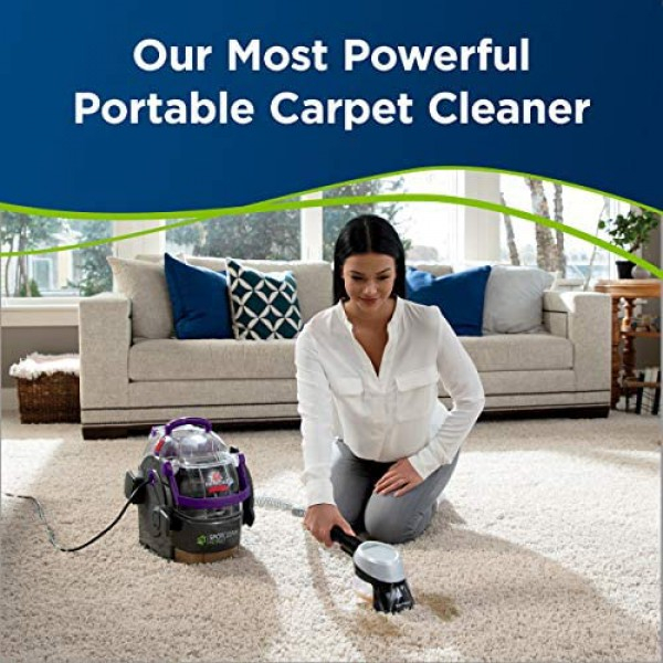 [해외] 비쎌 애완동물 얼룩 카펫, 자동차 실내, 쇼파 청소기(2458/110V 변압기 필요) BISSELL SpotClean Pet Pro Portable Carpet Cleaner