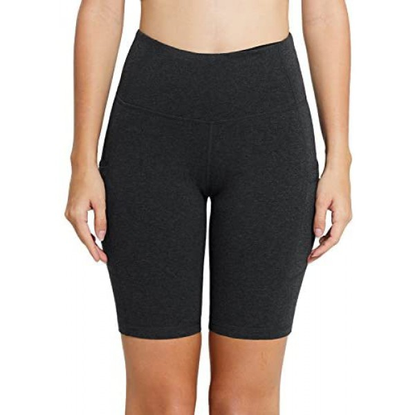 [해외] BALEAF 여성용 아웃도어, 요가, 런닝 등 운동용 쇼츠 반바지(8인치 Charcoal)